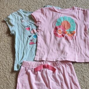 Kids Pajama Set - Pink and Blue